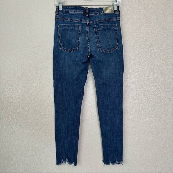 Zara Basic Denim Z1975 Raw Hem Skinny Jeans - Picture 5 of 10